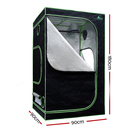 0.9m X 0.9m X 1.8m 1680D Oxford Grow Tent Kits