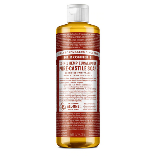 Dr Bronners 18 in 1 Eucalyptus Pure Castile Liquid Soap 473ml
