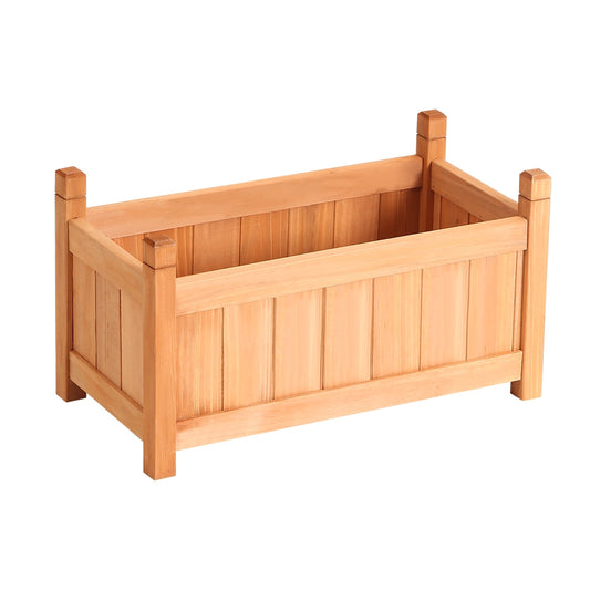 60cm x 30cm x 33cm Wooden Raised Garden Bed