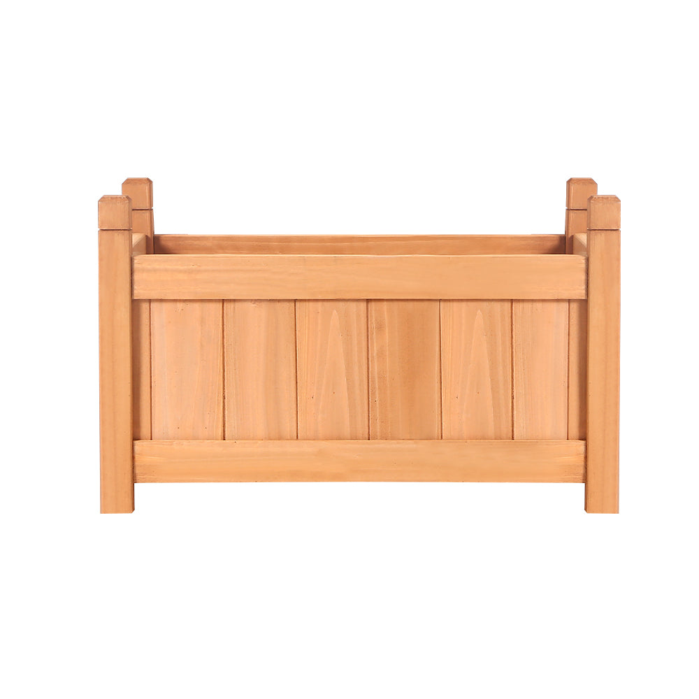 60cm x 30cm x 33cm Wooden Raised Garden Bed